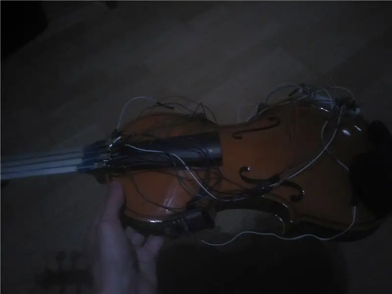 Ntsuas Txoj Haujlwm Ntiv Tes ntawm Tus Violin Nrog ESP32