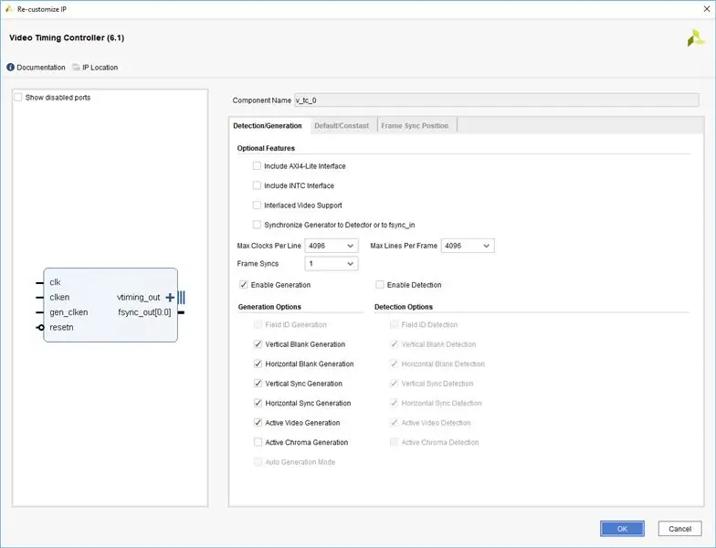 Configurar a lógica programável Zynq para o receptor