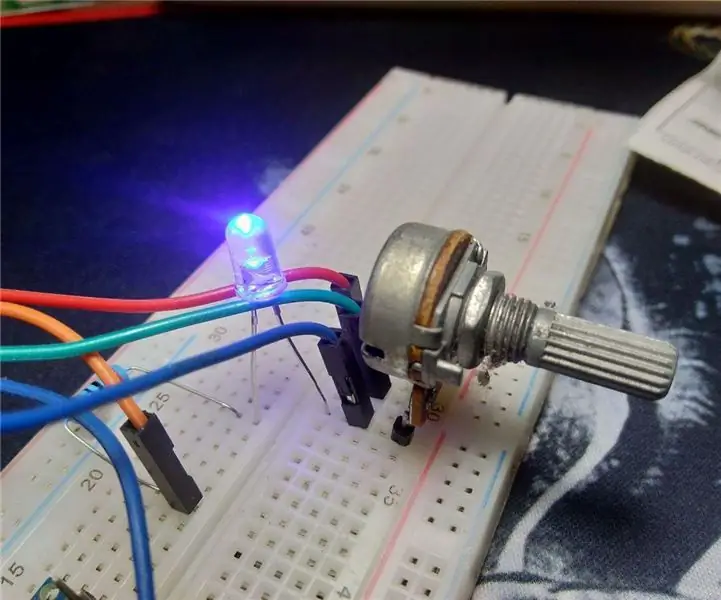 Pas die LED -helderheid aan met behulp van die potensiometer: 4 stappe