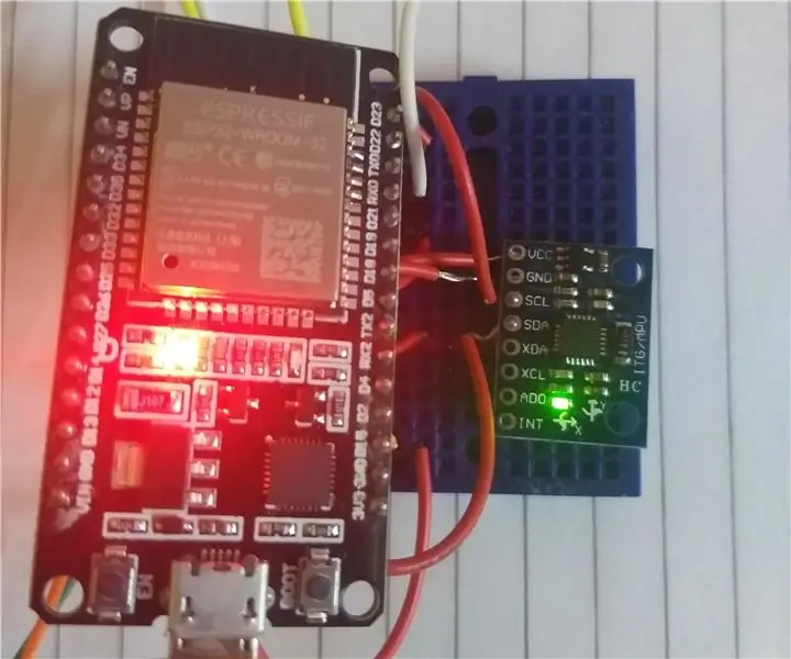 Anslutning av MPU6050 med ESP32: 4 steg