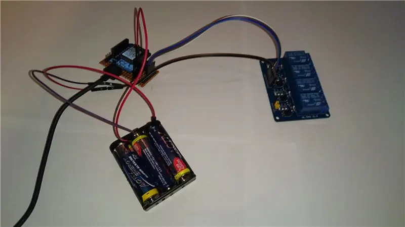 ESP8266 Upravljanje relejem