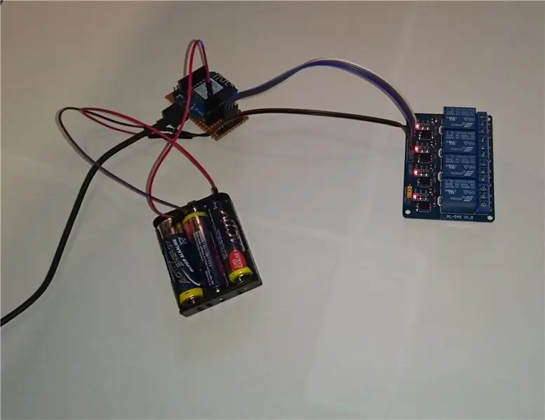 Udhibiti wa Relay-ESP8266