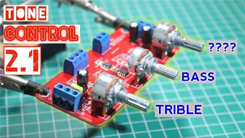 Comment faire un contrôle de tonalité LM358 pour l'amplificateur 2.1