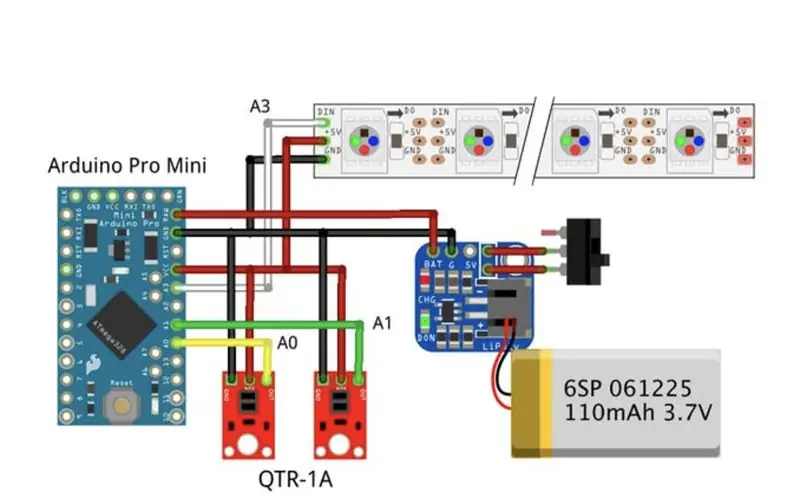 Connecter les capteurs/composants