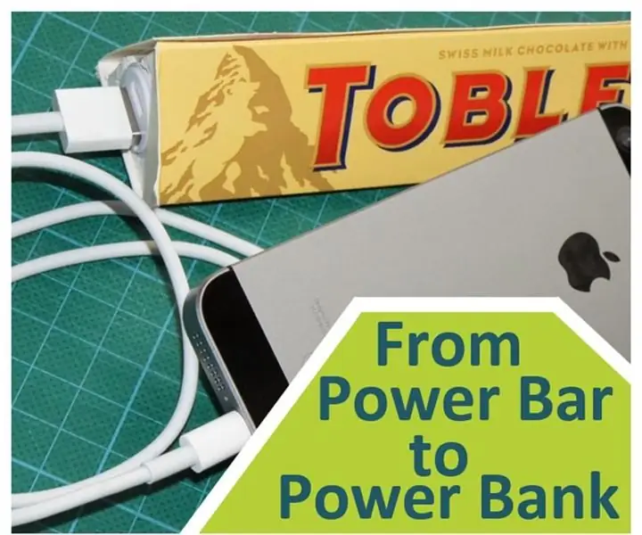 Fra Power Bar til Power Bank: 7 trinn (med bilder)