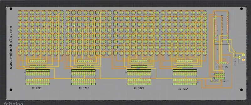 დიზაინი ჩვენი PCB Fritzing