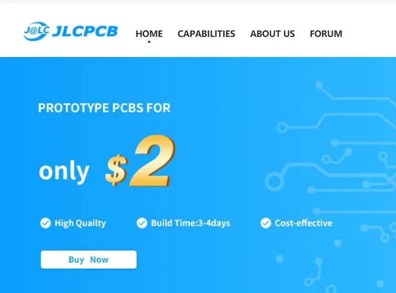 Պատվիրեք մեր PCB- ները շատ ցածր գնով JLCPCB- ից