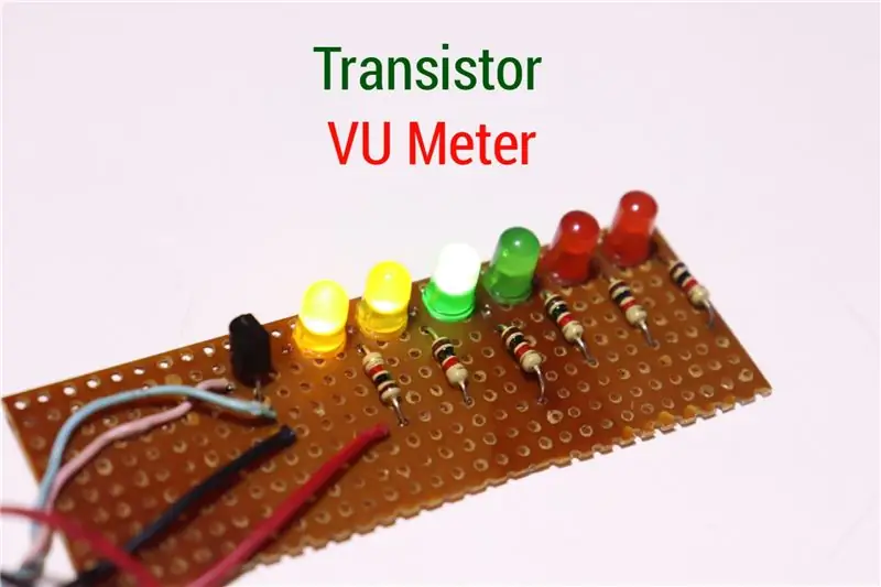 Cara Membuat Meter VU Menggunakan Transistor