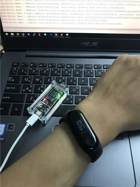 Mi-Band-Detektor mit ESP32 BLE