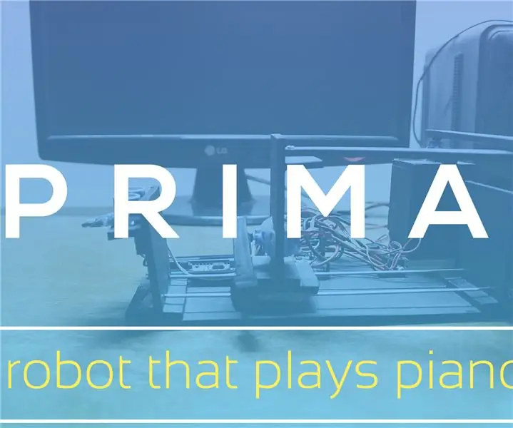 „Prima“- robotas, grojantis fortepijonu: 13 žingsnių