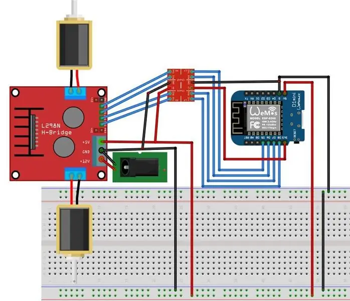 Korištenje impulsnih solenoida s Wemos D1 Mini i H-mostom za navodnjavanje