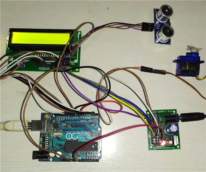 MFUMO WA RADA YA ULTRASONI KUTUMIA ARDUINO: Hatua 3