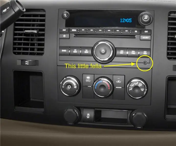 „Radio Aux Jack“taisymas / „Media“„Bluetooth“imtuvo už brūkšnio taisymas: 6 žingsniai (su paveikslėliais)