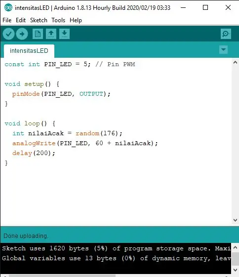 5. کد (از Arduino IDE استفاده کنید)