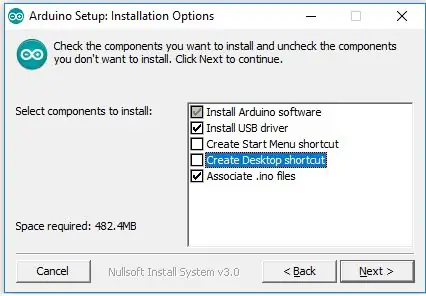 Arduino-installatieprogramma instellen