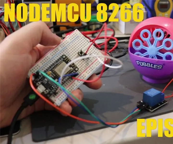 NodeMcu ESP8266 esmakordne seadistamine Arduino IDE abil: 10 sammu