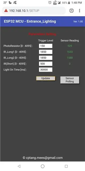 El firmware y la configuración