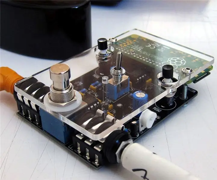 Raspberry Pi Zero gitarpedal: 5 trinn (med bilder)