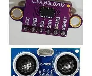 HC-SR04 VS VL53L0X - Teste 1 - Uso para aplicações de carros-robôs: 7 etapas