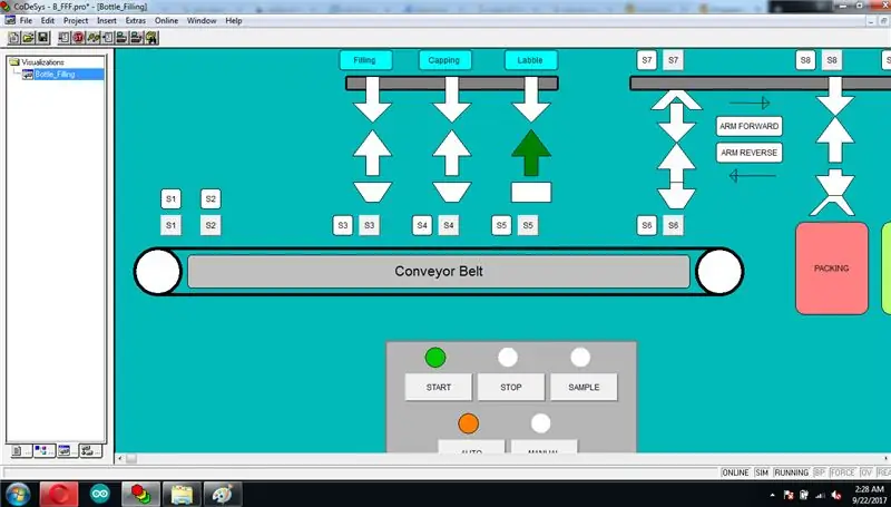 Semplice programma PLC ABB - Progetto accademico