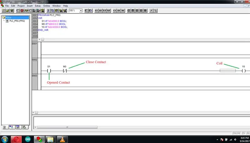 Programmerbar Logic Controller (PLC) og Codesys Software