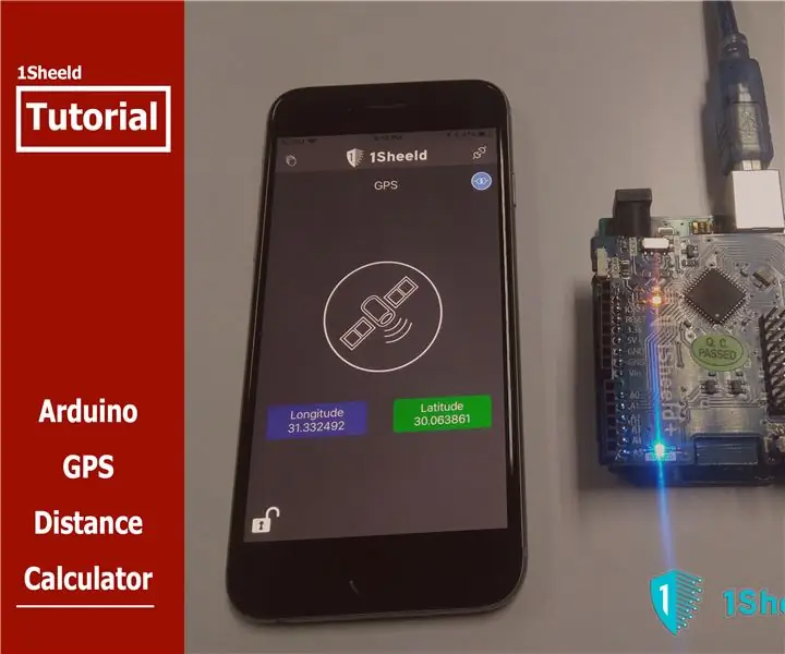 บทช่วยสอน Arduino GPS Shield: เครื่องคำนวณระยะทาง: 5 ขั้นตอน