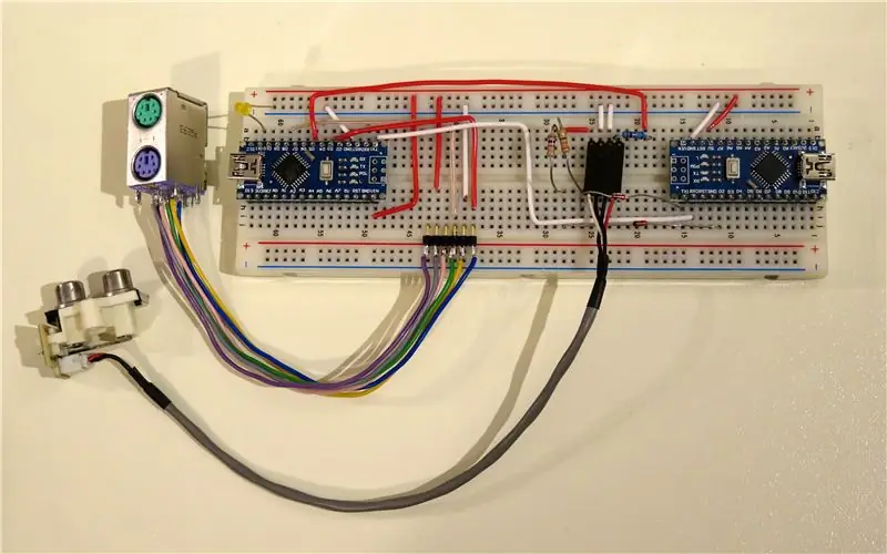 টিভি আউটপুট সহ Arduino বেসিক পিসি