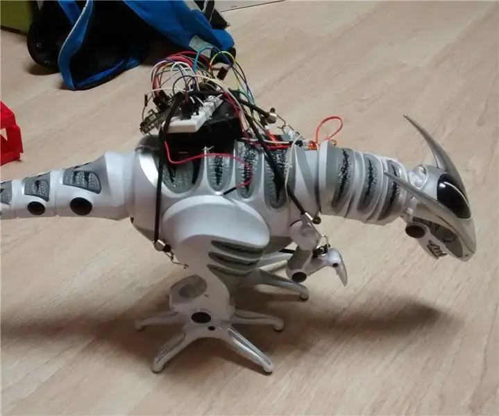 Robot Raptor controlado por voz: 5 pasos