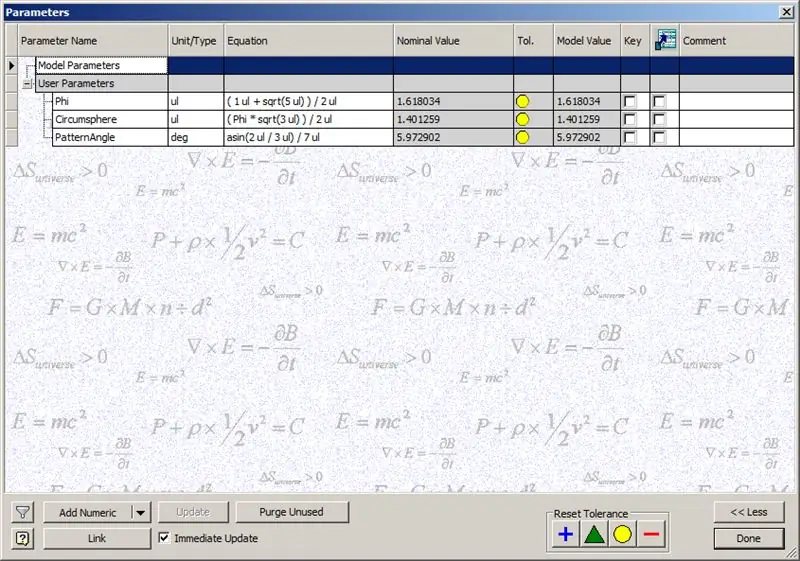 Parameter Pengguna