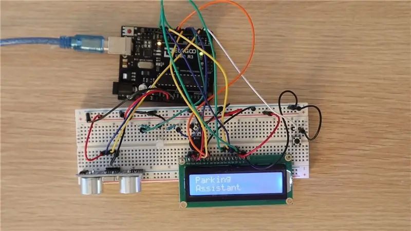 Arduino Parking Assistant - Parkoni makinën tuaj në vendin e duhur çdo herë