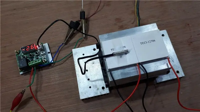 Configuració del mòdul del controlador de temperatura per al treball