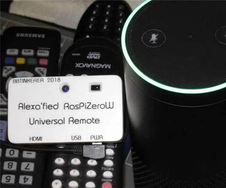 Control remoto de entretenimiento Alexa LIRC