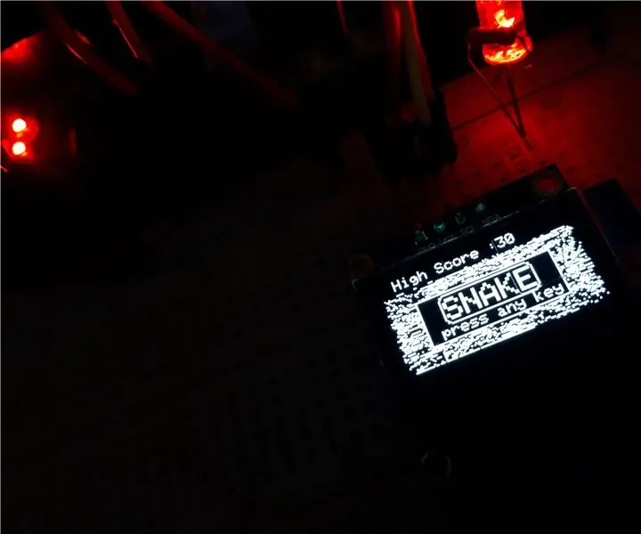 Arduino OLED madu mäng: 3 sammu