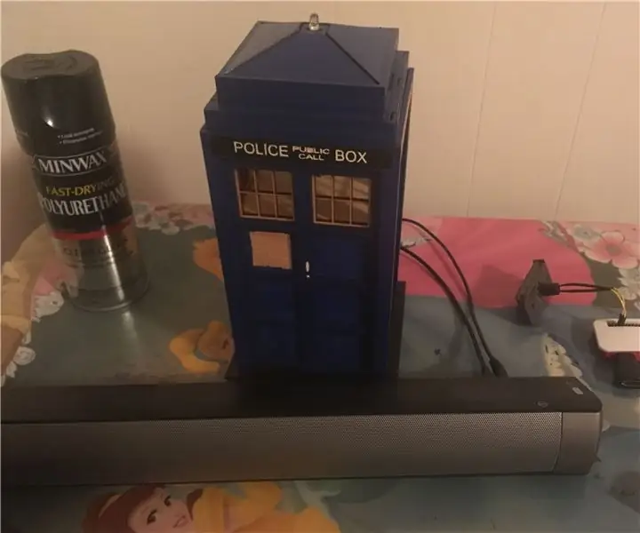 Dr Who Tardis durų skambutis: 14 žingsnių (su nuotraukomis)