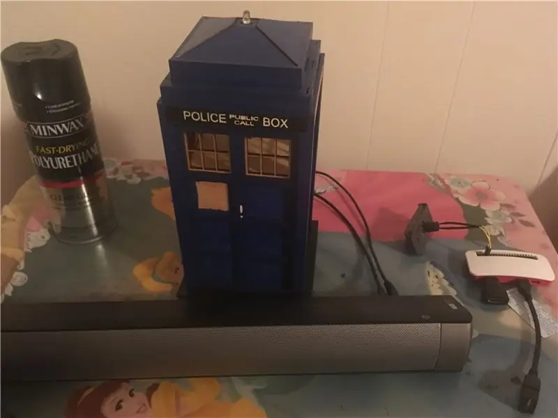 Dr Who Tardis Bel Pintu