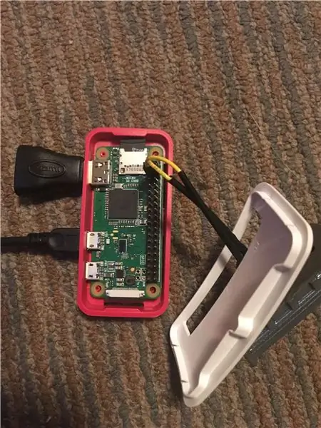 Přední tlačítko Raspberry Pi