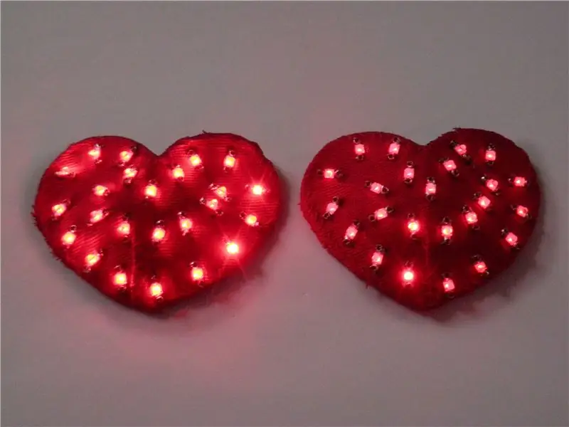 LED Heart Pasties: 6 ขั้นตอน (พร้อมรูปภาพ)