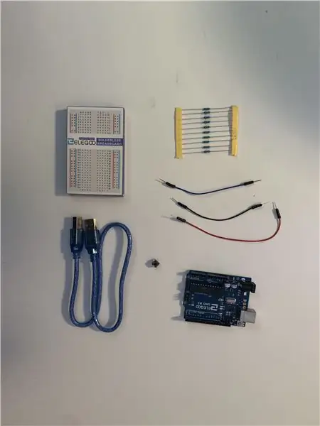 Arduino FFT Visualizer, jossa on osoitettavat LEDit