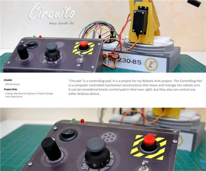 Podloga kontrolera Circuito Arduino: 6 koraka (sa slikama)