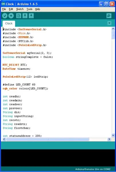 Програма Arduino (Приложена програма)