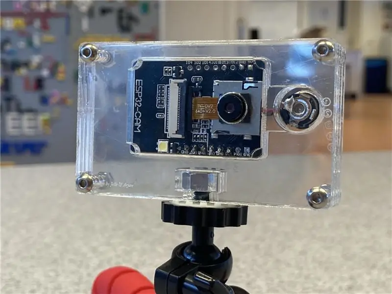 ESP32 Cam -laserleikattu akryylikotelo