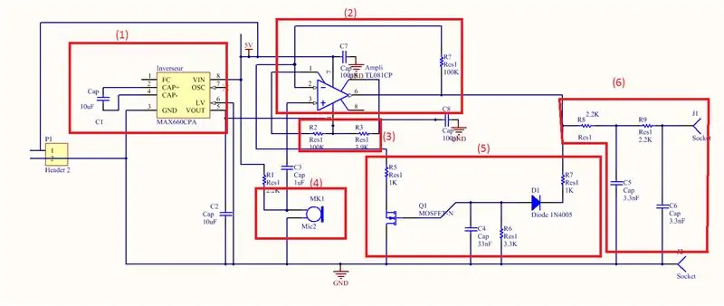 Conception Du Circuit En Entre / Entrance Circuit Design