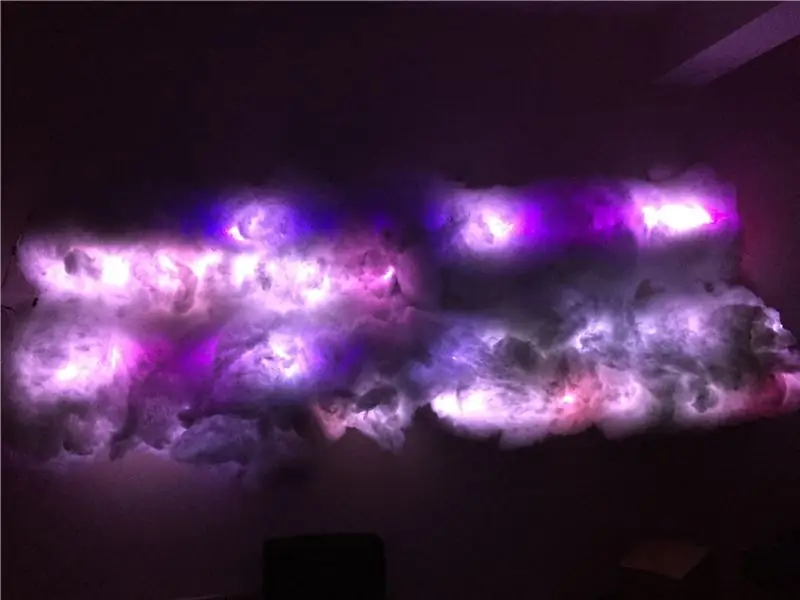 LED Clouds โดยใช้ Fadecandy, PI และ LED Strips