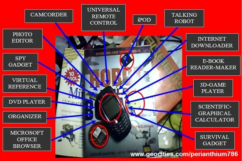 Sådan konverteres en gammel telefon (NOKIA 6600) til en SUPERGADGET-MICROCOMPUTER: 37 trin