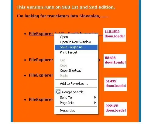 FExplorer V1.17 -ni Internetdan yuklab olish