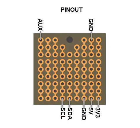 Aufbau der 3V3-I2C-Tochterplatine