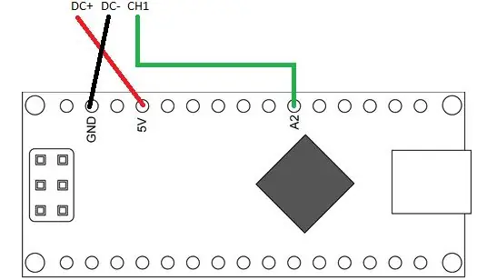 Arduino Nano + napájecí zdroj + polovodičové relé