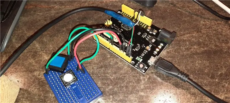 Povezivanje MPU6050 i gumba na Arduino Leonardo ploču