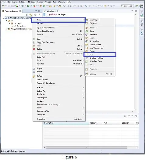 Ustvarjanje datoteke lastnosti