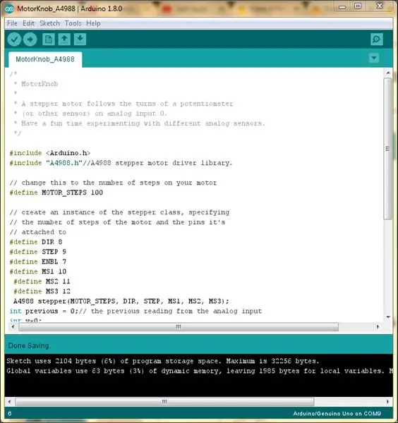 Ang Arduino Code